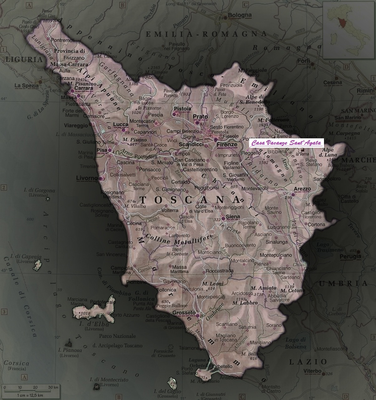 Maps Casa Vacanze Sant'Agata